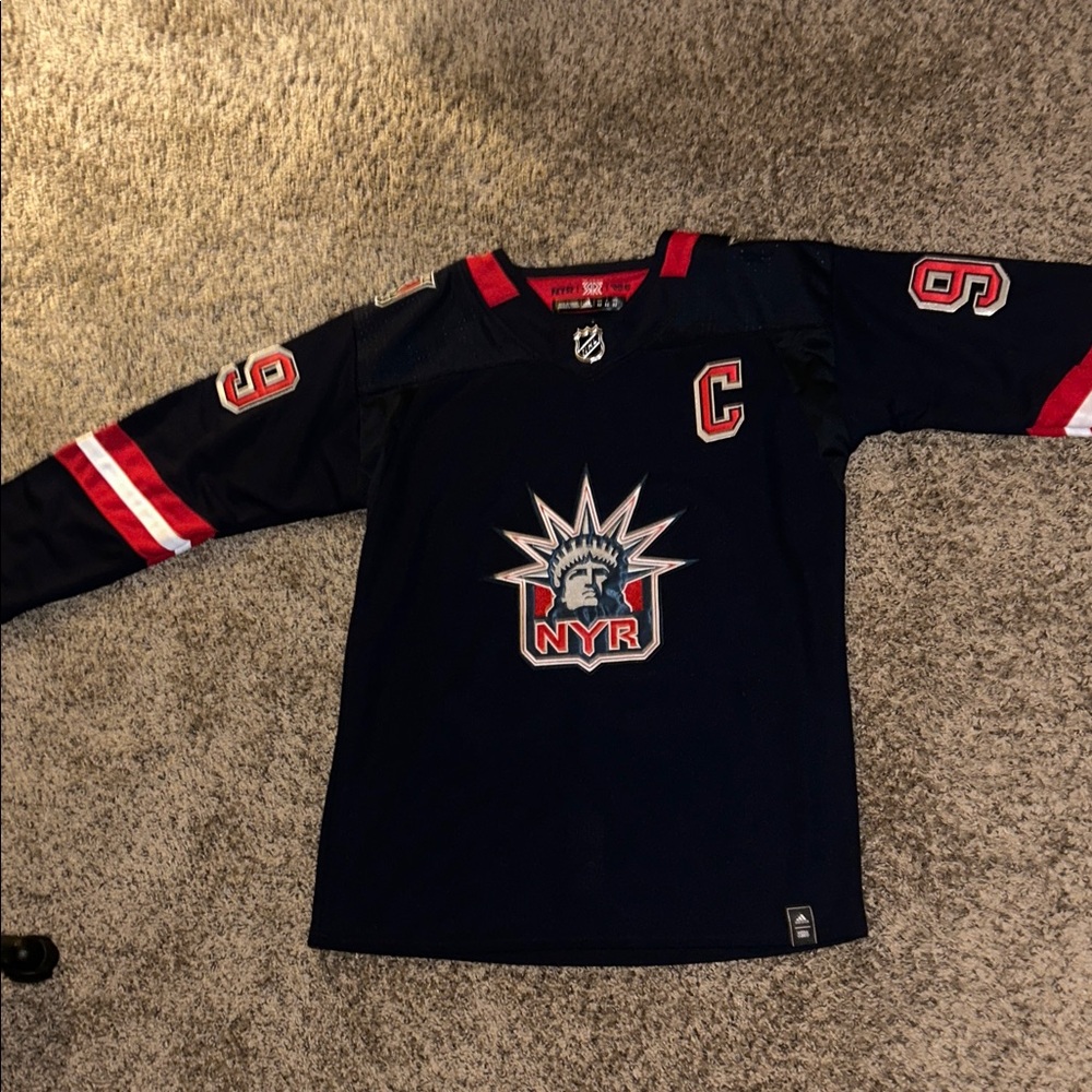 Stitched Adidas Men’s Large Wayne Gretzky New York Rangers #99 Jersey